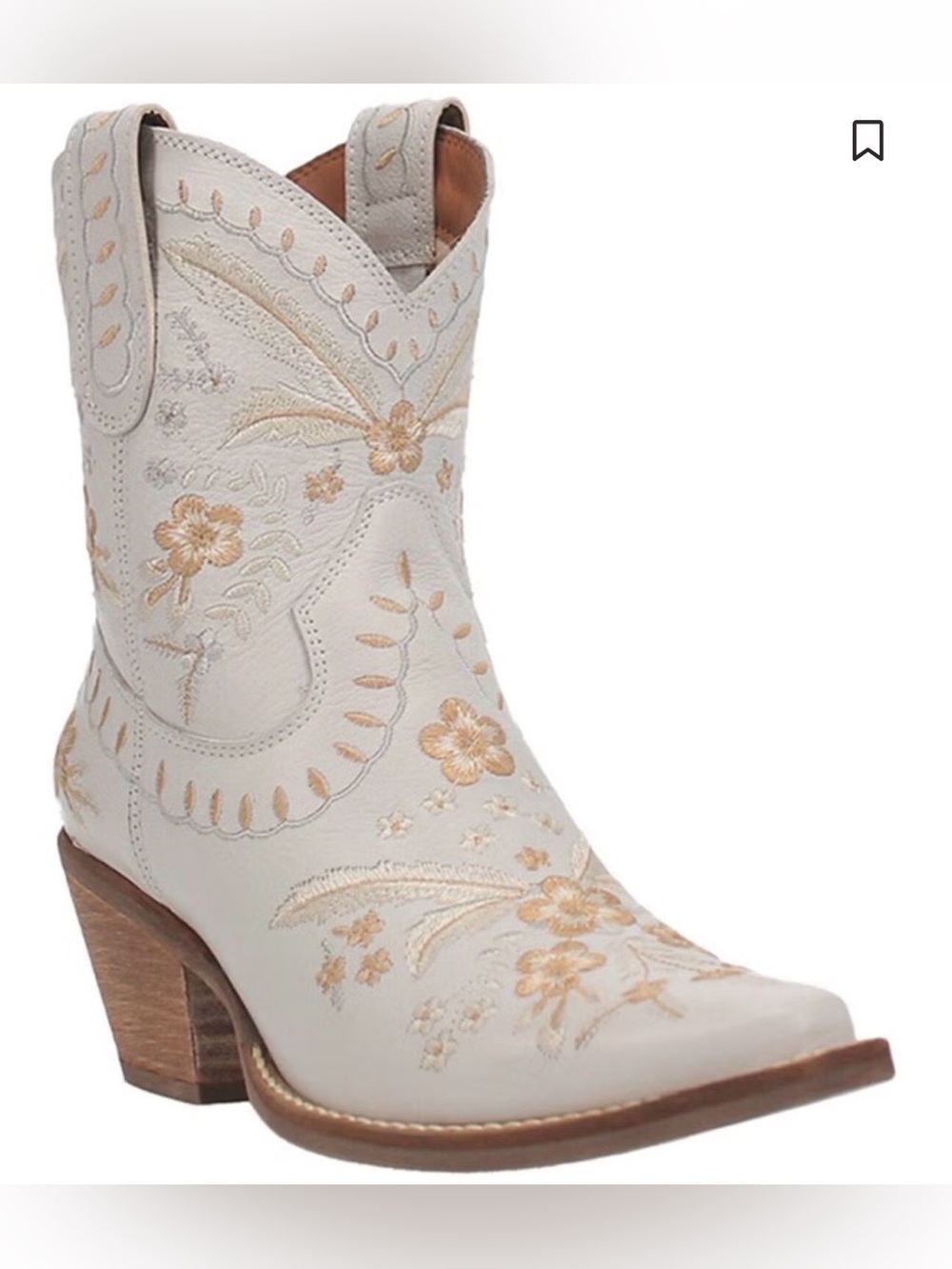 DINGO WOMEN PRIMROSE WESTERN BOOTIES snip toe size 8 brand new never worn